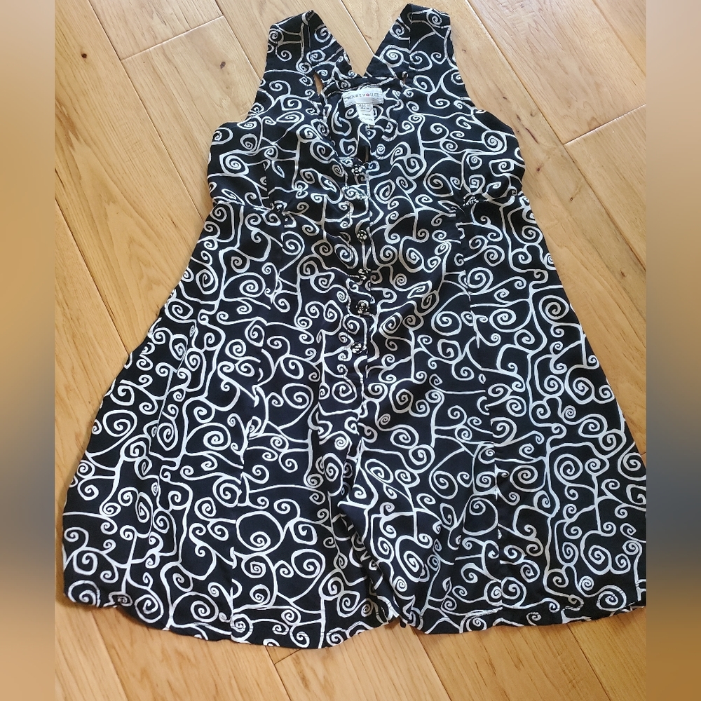 Jumpsuit black and white size 8/9